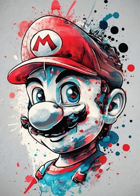 Super Mario Abstract Art