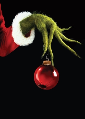 Handbaum mit Kugel Weihnachten