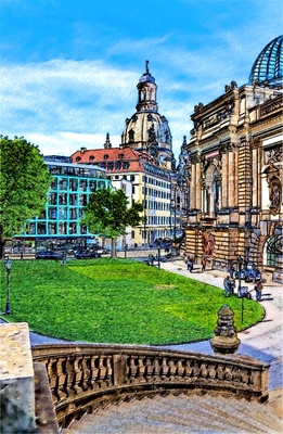 Vista de la Frauenkirche
