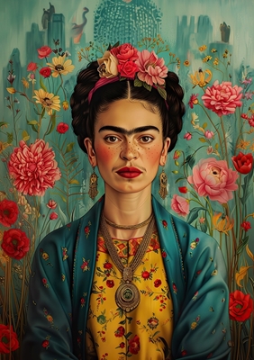 Frida Kahlo-plakaten Kunstdruck