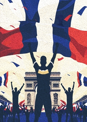 Frankrike-supporter-EM 2024