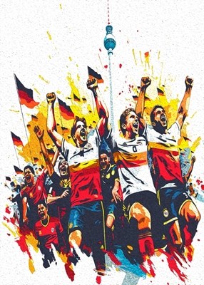Aficionado de Alemania a la Eurocopa 2024
