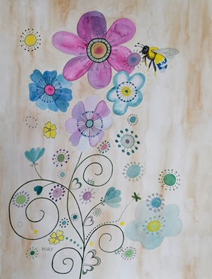 L’abeille et ses fleurs