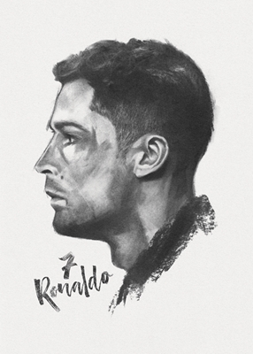 Ilustración de Cristiano Ronaldo