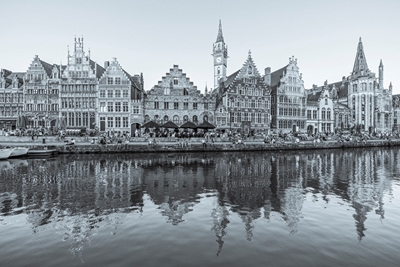 Oude Stad van Gent in België
