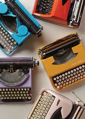 Máquina de escribir Vintage retro