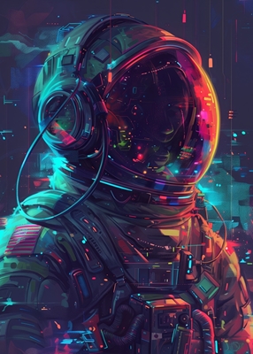 Weltraum-Cyberpunk-Kosmos