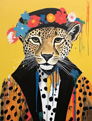 Elegante Cheetah-artiest