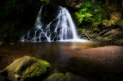 Waterfall in a fairy glen