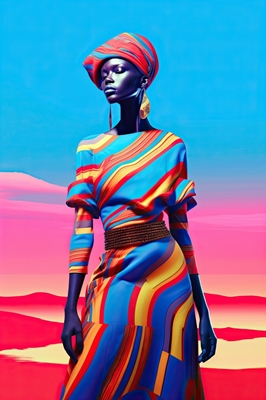 Éterická africká poušť Vogue