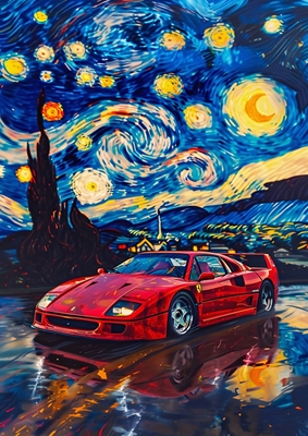 Ferrari F40 Sternennacht