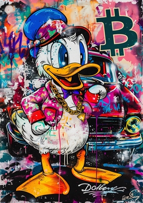 Disney BTC Duck Splash Canvas 