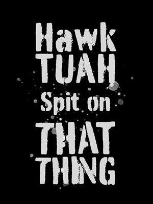 Hawk TUAH cuspiu naquela coisa