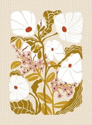Klimtin kukat maanläheiset värit