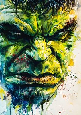 Pintura de Hulk