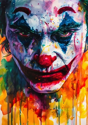 Målning av Joker