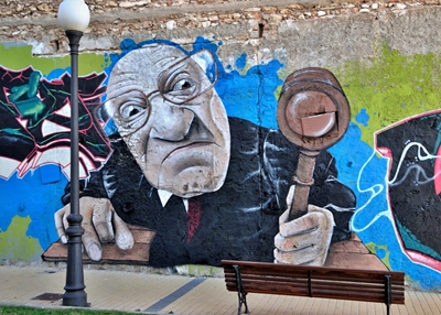 Le commissaire-priseur - Grafitti