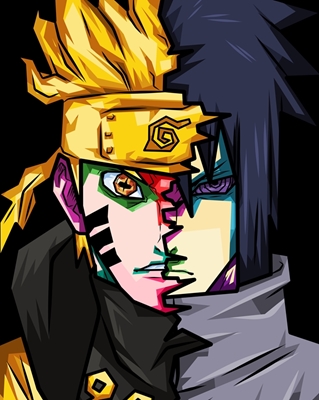 Naruto og Sasuke