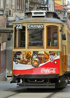 Strassenbahn kaupungissa Porto
