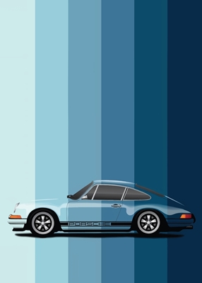 Porsche 911 Blue variant