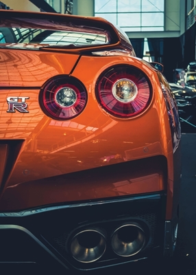 Nissan GT R Orange