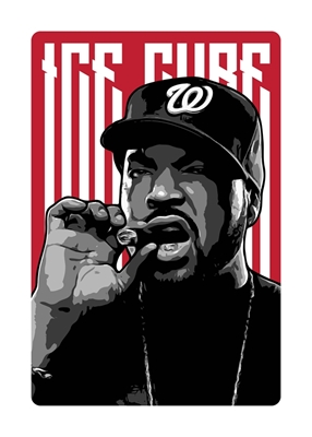 Ice Cube vektor portrett