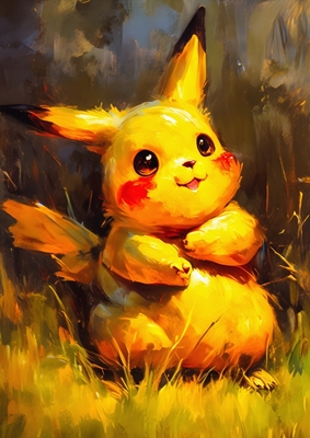 Pokemon Pikachu Painting