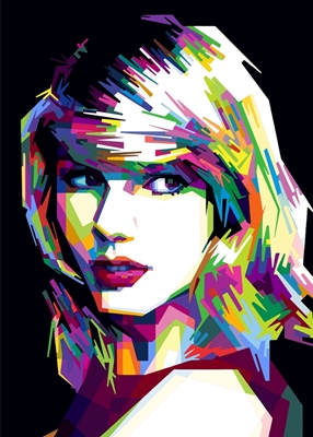 Taylor Swift wpap pop art