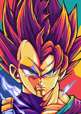 Arte WPAP di Vegeta x Goku