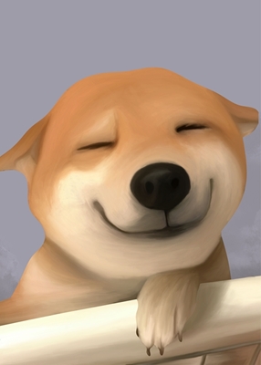perro sonriente