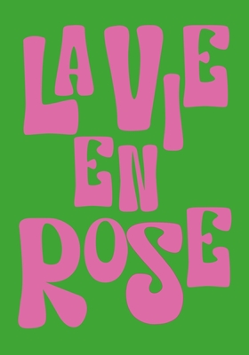 La Vie en Rose | Zielony/Różowy