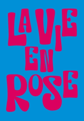 La Vie en Rose | Niebieski/Pomarańczowy