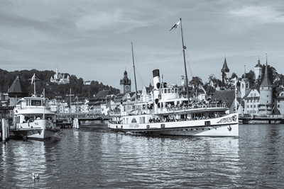 Paddle steamer in Lucerne