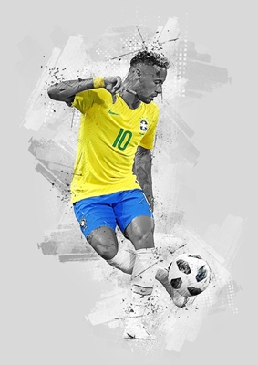 Neymar Brazylia Sztuka uliczna