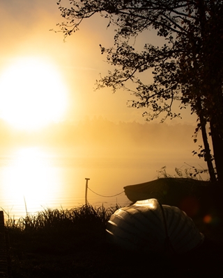 Sunrise by the river