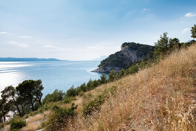 view of Makarskas mountains 