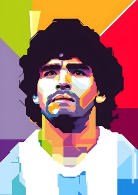 Maradona legende pop-art