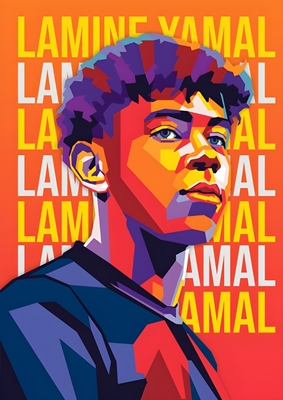 Lamine Jamal Pop Art