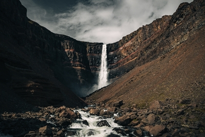 Hengifoss-Wasserfall