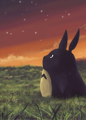 Solnedgång Totoro