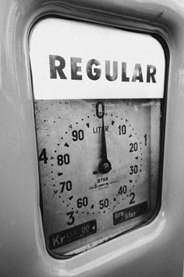 Vintage benzinepomp