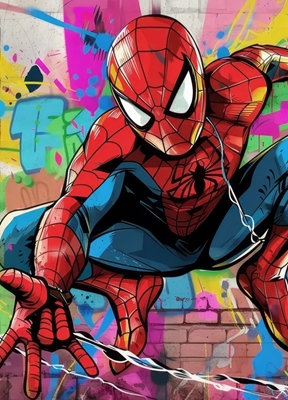 Spider Man -graffitit