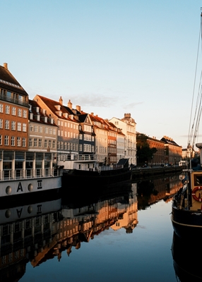 Kopenhaga Wczesny poranek