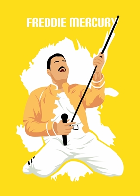Freddie Mercury esityksessä