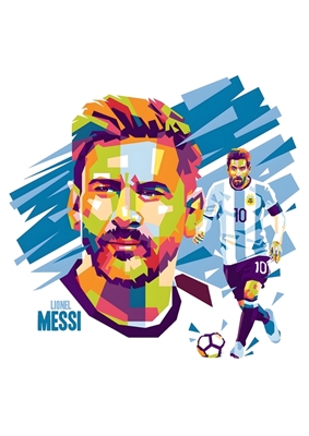 Leo Messi Arte Pop