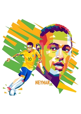 Neymar JR pop-art