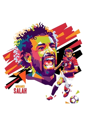 Mohamed Salah Arte Pop