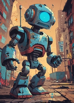 Robots and ruined cities