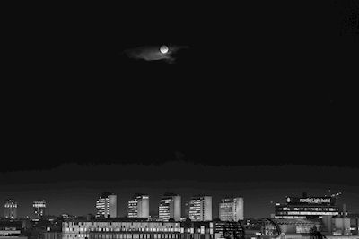Supermåne over Stockholm