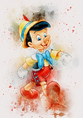 Pinocchio Watercolor